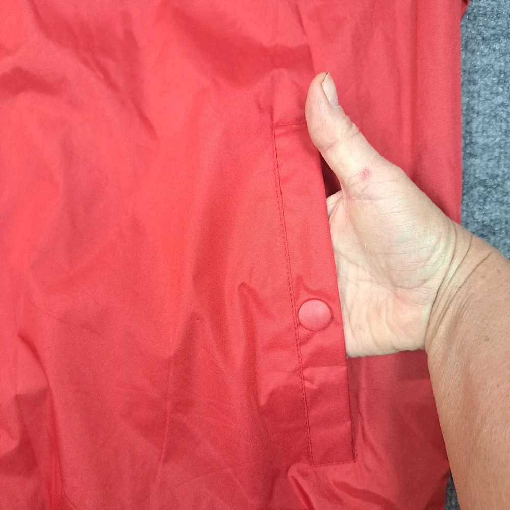 US Polo Assn Mens Red Hooded Windbreaker Jacket XXL NWT 105453P2